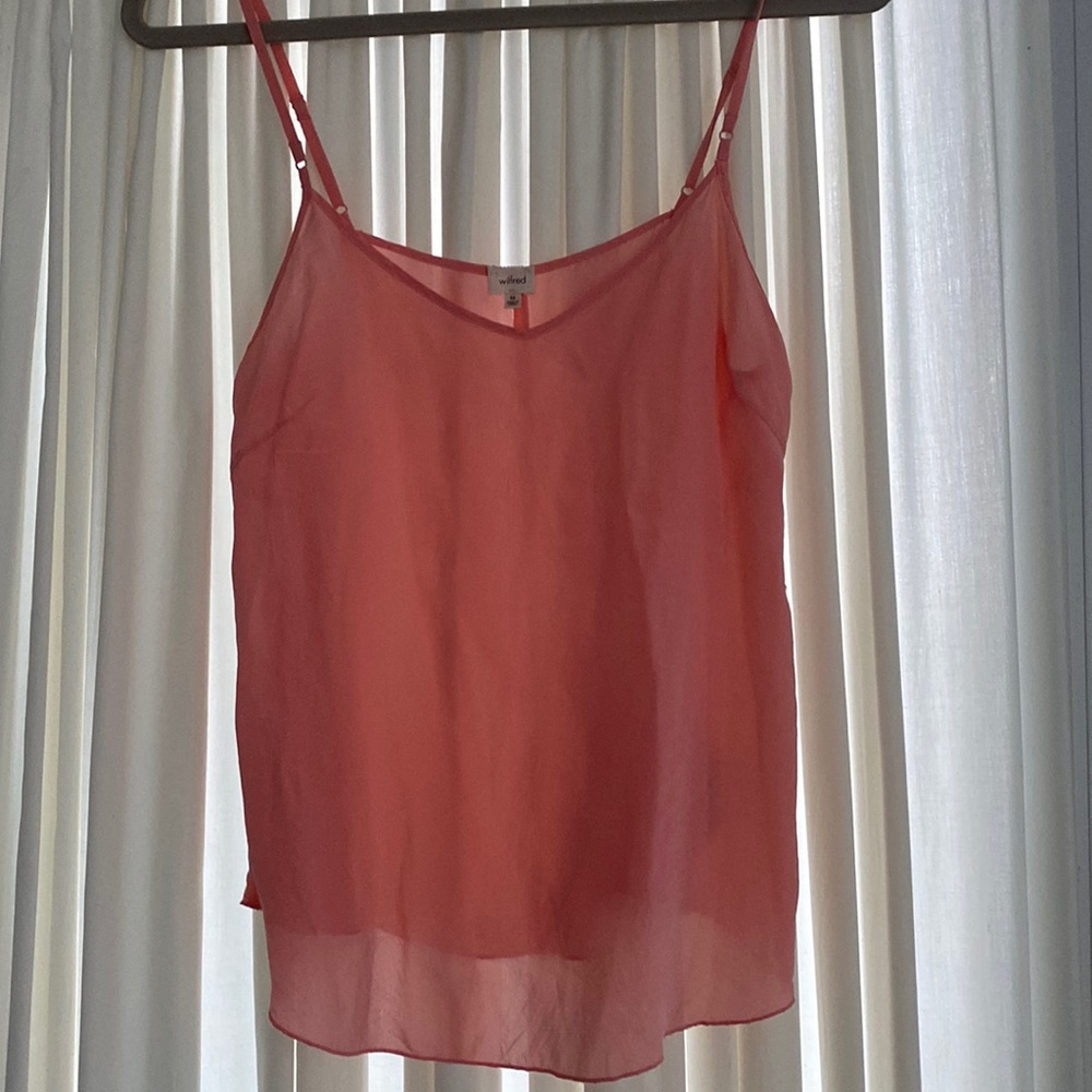 COPY - Wilfred - medium - light pink/rose 100% silk camisole